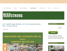 Tablet Screenshot of headstrongforlife.org